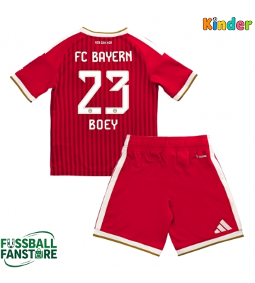 Bayern Munich Sacha Boey #23 Replik Heimtrikot Kinder 2026-27 Kurzarm (+ Kurze Hosen)